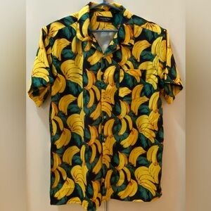 BANANA PATTERN HAWAIIAN SHIRT